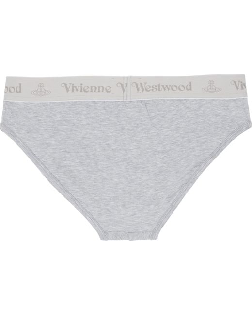 Vivienne Westwood White Three-Pack & Band Slip Briefs for men