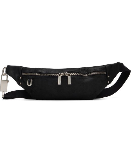 Sac-Ceinture Noir À Couture Geo Rick Owens pour homme en coloris Black