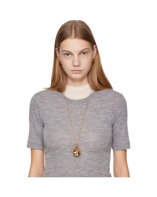 Khaite Black Small Empire Earrings