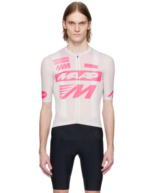 MAAP Pink Off- Bleach Design Werks Edition Pro Air Jersey for men