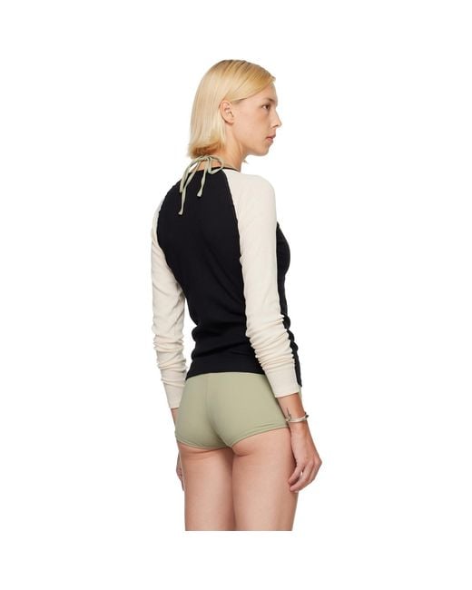 Baserange Black Ssense Exclusive & Off- Gene Long Sleeve T-Shirt