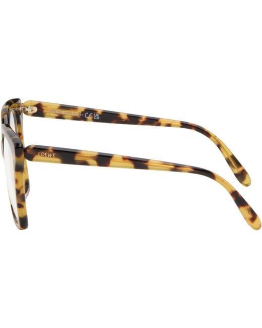 Loewe Black Slim Glasses for men