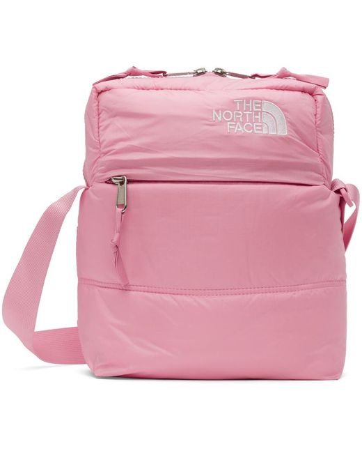 The North Face Pink Nuptse Bag