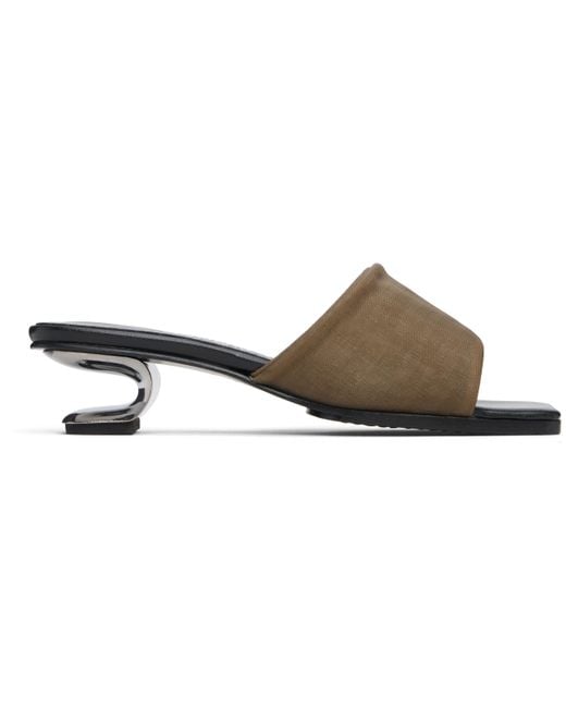 Nicole Saldanã Black Sarah Heeled Sandals
