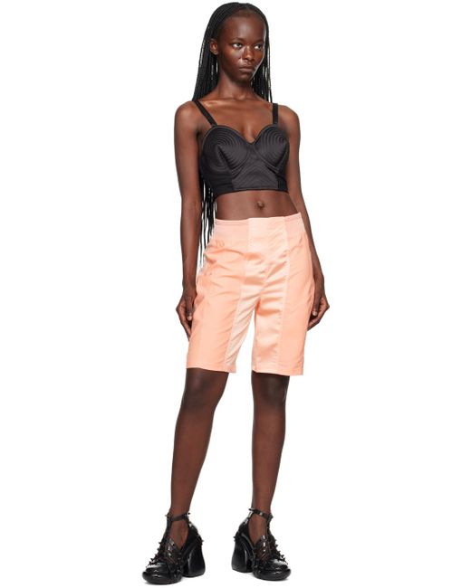 Jean Paul Gaultier Orange Pink 'the Iconic' Shorts