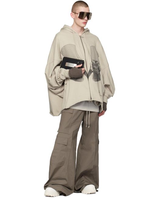 メンズ Rick Owens オフホワイト Bozo Tractor ダービー Black