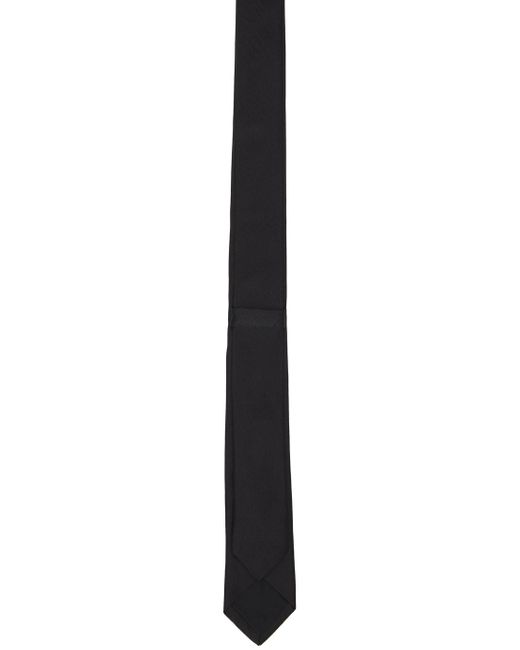 Givenchy Black Micro Jacquard 4g Tie for men