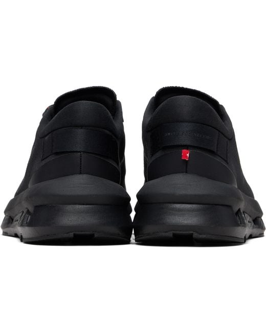 On Shoes Black Cloudze Sneakers for men