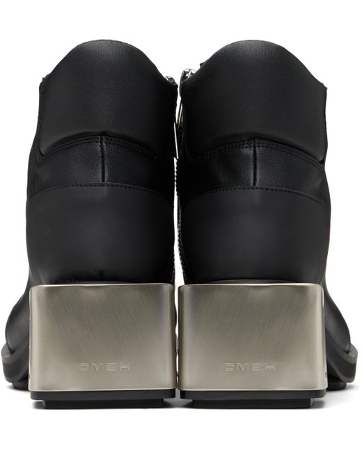 GmbH Black Baris Moto Boots for men