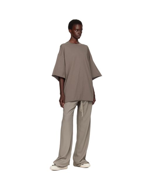 Rick Owens Brown Tower Tommy T-Shirt