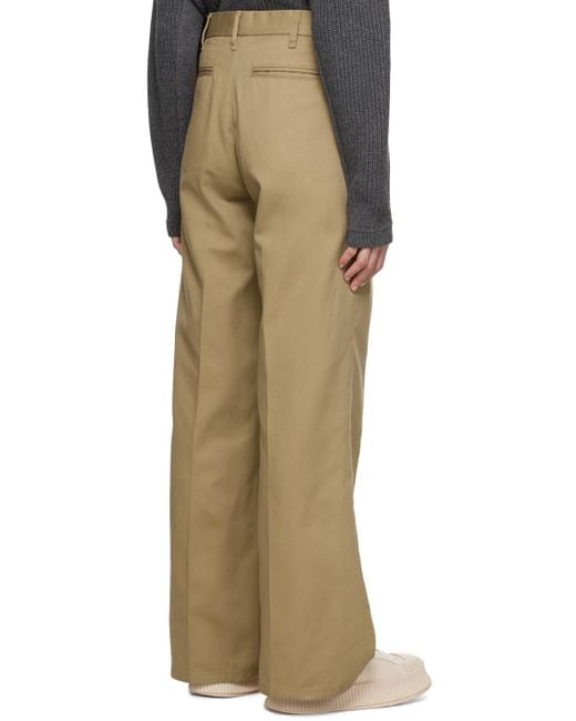 Re/done Natural Super Wide-leg Trousers