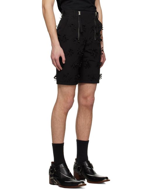 JUNTAE KIM Black Ssense Exclusive Shorts for men