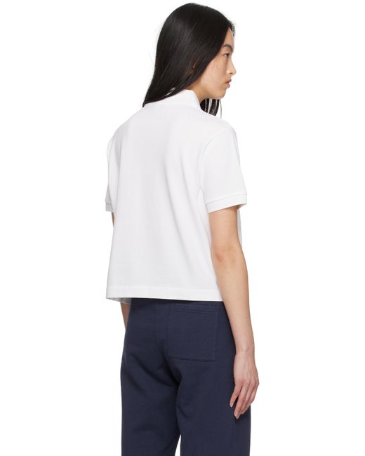 Polo Blanc En Piqué De Coton À Armoiries H&W Sporty & Rich en coloris White