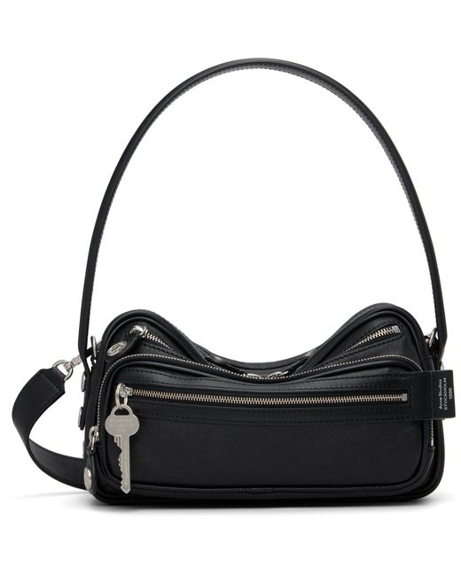 Acne Black Camero Party Shoulder Bag for men