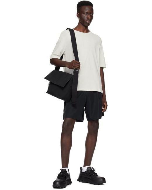 Jil Sander Black Utility Crossbody Large Bag for men