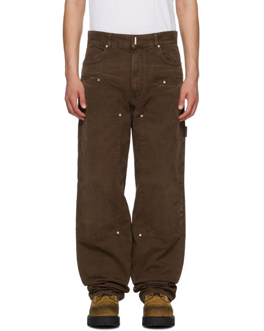 Pantalon brun à clous Givenchy pour homme en coloris Brown