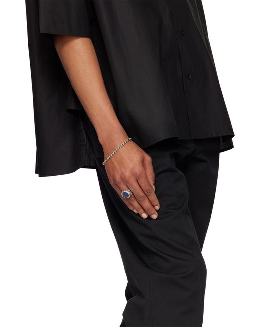 Chevalière Argentée À Lapis-Lazuli Emanuele Bicocchi pour homme en coloris Blue