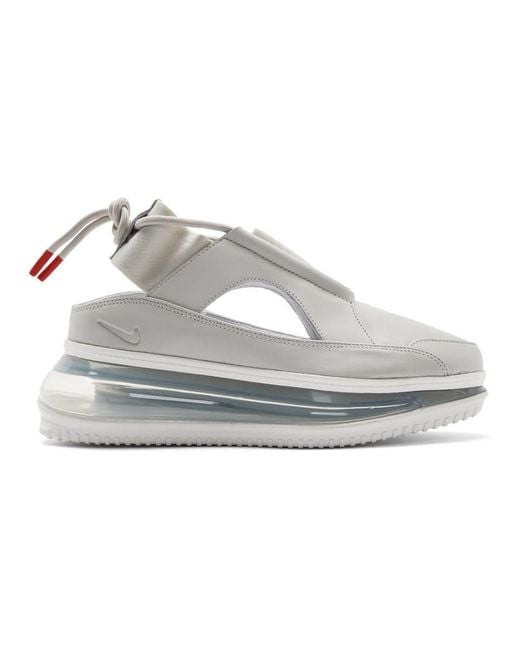 Nike Grey Air Max 720 Flat Sandals in White | Lyst Canada