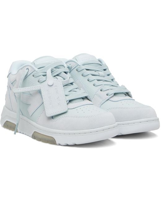 Off-White c/o Virgil Abloh Black Off- 'out Of Office' Calfsuede Sneakers for men