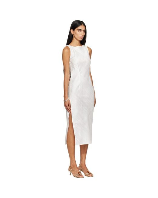 RESCHA White Ssense Exclusive Dharee Midi Dress