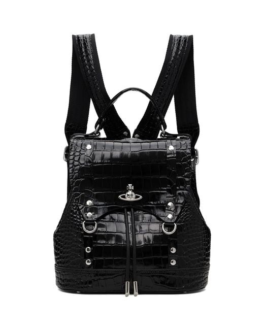 Vivienne Westwood Black Max Small Backpack