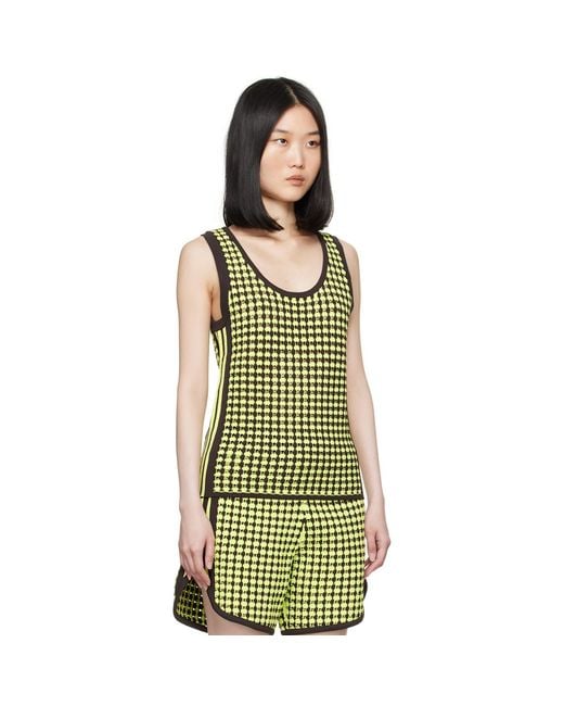 Wales Bonner Green Adidas Originals Edition Ribbed Tank Top