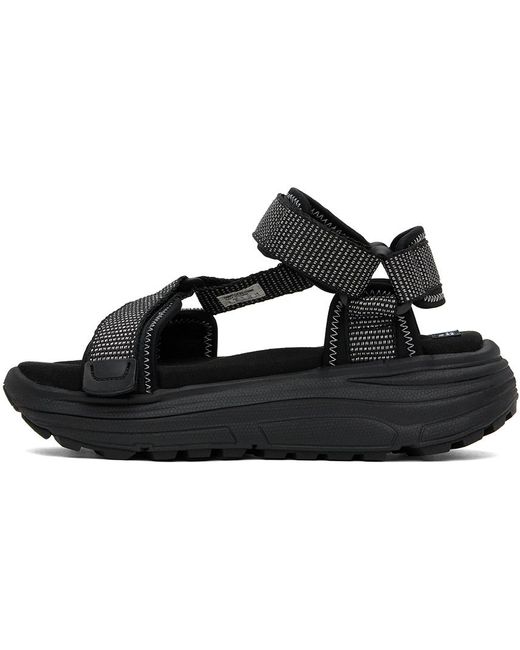 Suicoke Black Depa-run2 Sandals for men