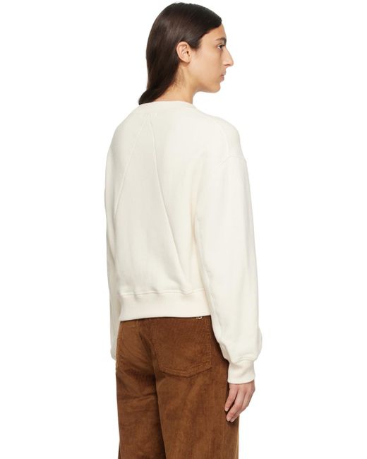 Rag & Bone Off-white Vintage Sweatshirt