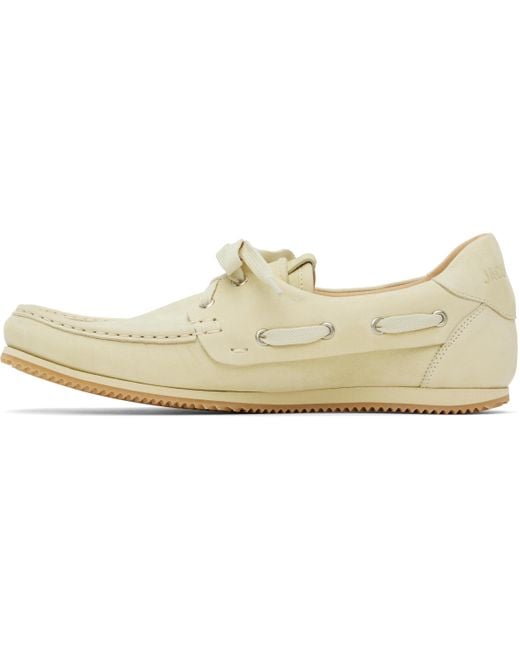 Jacquemus Black La Croisière 'The Batto' Boat Shoes for men
