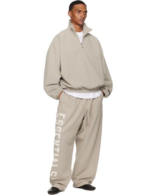 Fear Of God Natural Taupe Lounge Fleece Sweatpants for men