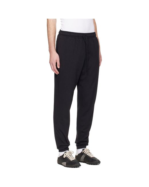 Skims Black Jersey Lounge Jogger Sweatpants for men