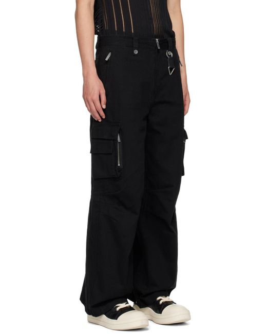 C2H4 Construction Cargo Pants in Black for Men Lyst UK