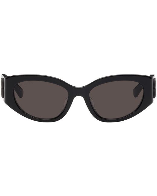 Balenciaga Black Cat-eye Sunglasses for men