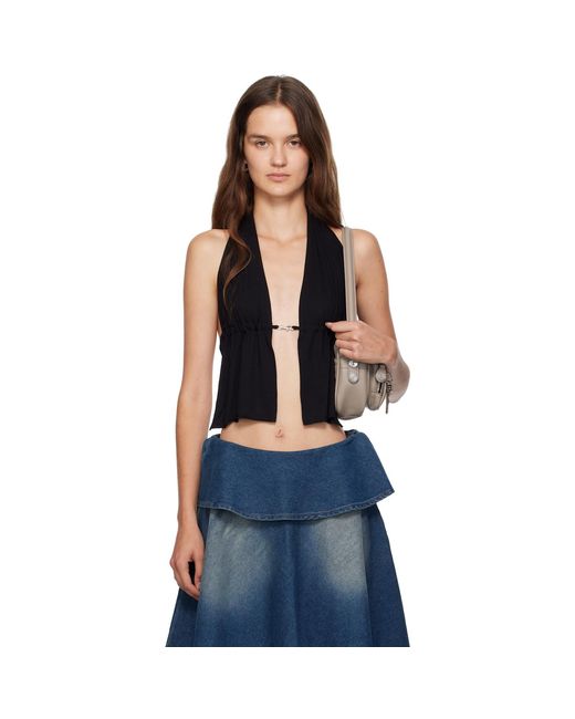 GIMAGUAS Blue Mia Buckle Top