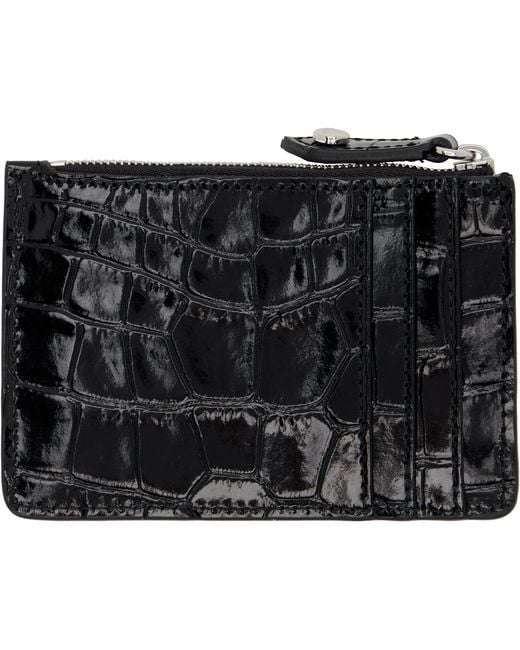 Vivienne Westwood Black Slim Long Card Holder for men