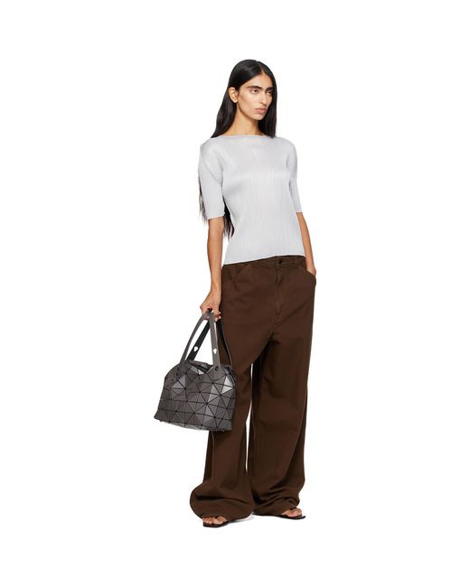 Issey Miyake Black Boston Tote