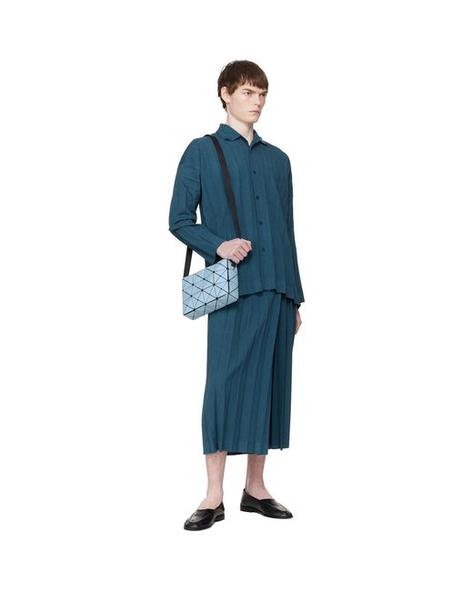 Issey Miyake Blue Cuboid Bag for men