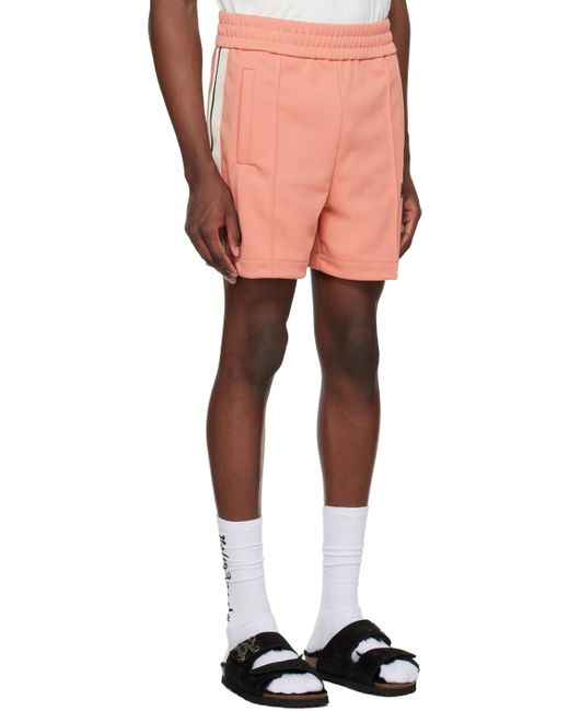 Palm Angels Multicolor Pink Monogram Shorts for men