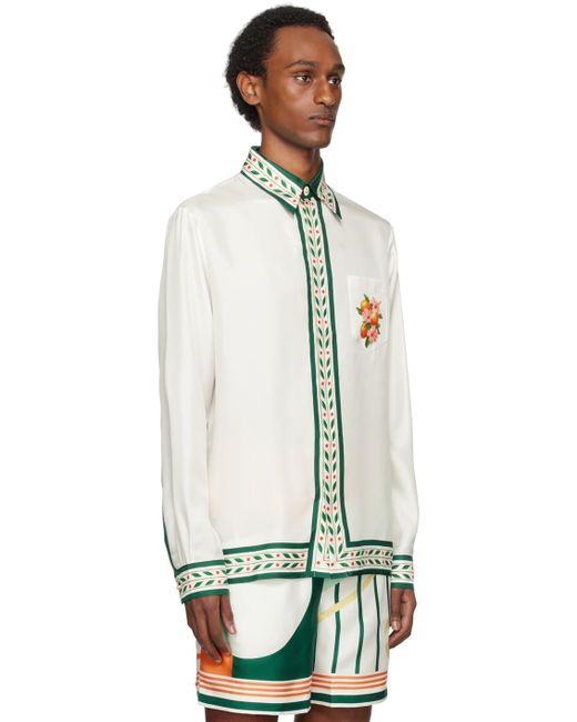 Casablancabrand Multicolor 's En Fleur' Shirt for men