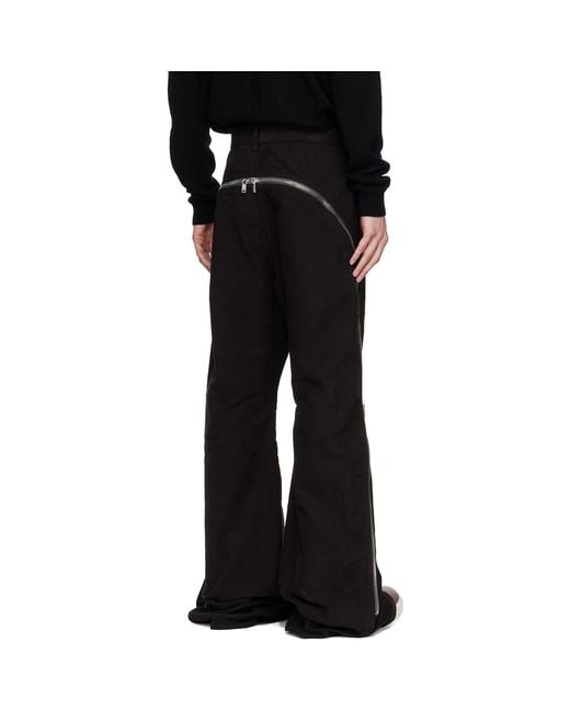 Rick Owens Black Tower Bolan Banana Trousers for men