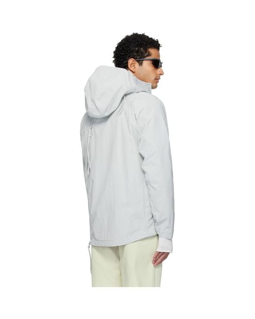 Post Archive Faction PAF Gray Opening Jacket for men