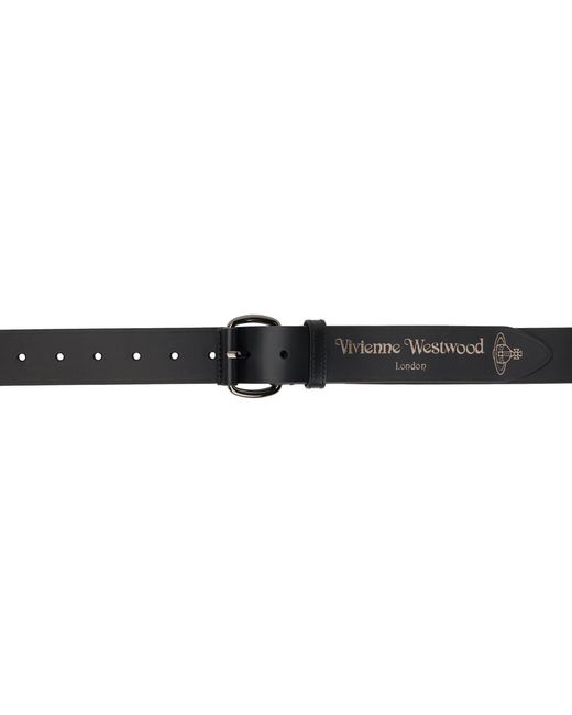 Vivienne Westwood Black Pin-Buckle Belt for men