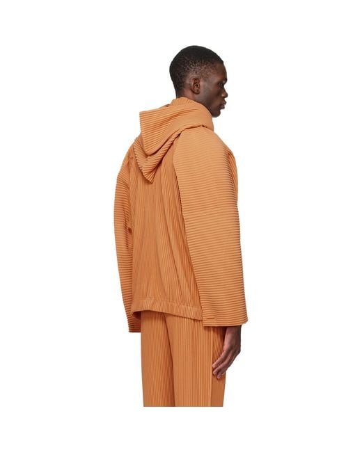 Homme Plissé Issey Miyake Brown Monthly Colors March Jacket for men