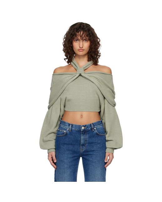 Balmain Multicolor Long-Sleeve Silk Sweater