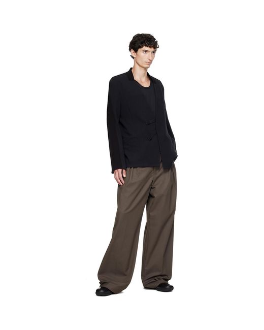 Kiko Kostadinov Black Koru Slim Blazer for men
