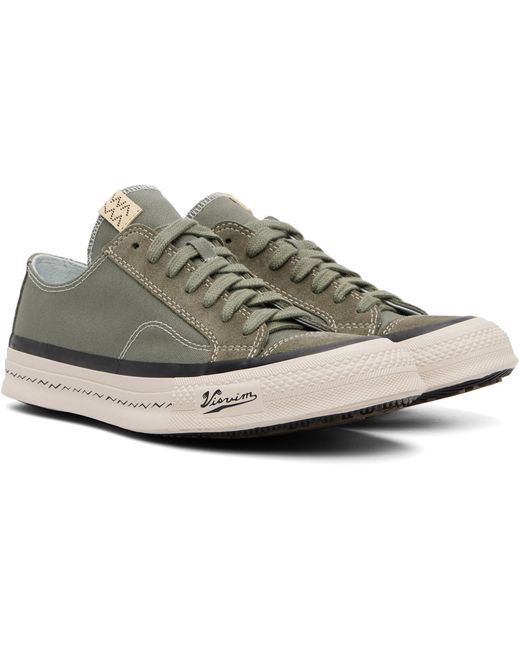 Visvim Black Khaki Nolan Lo Sneakers for men