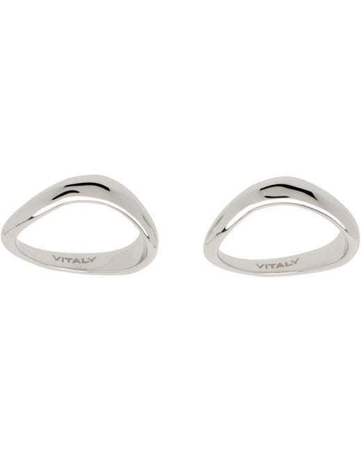 Vitaly Black Affinity Ring Set for men