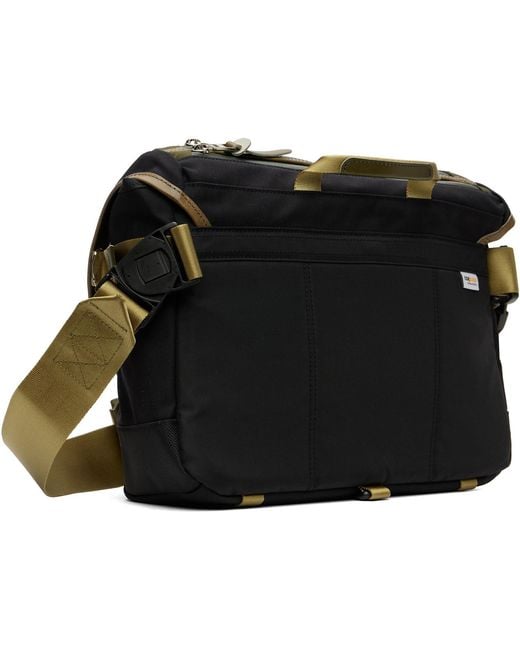 Master Piece Black Khaki Potential Messenger Bag for men