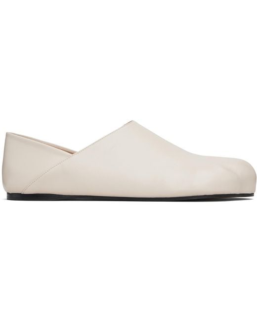 J.W. Anderson Black Off- Paw Loafers for men