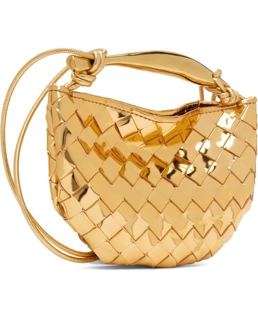 Bottega Veneta Metallic Mini Sardine Bag